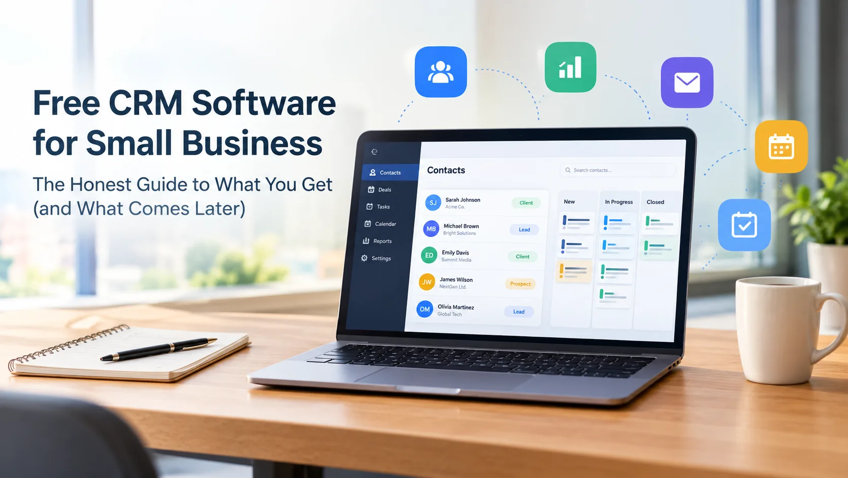 Free CRM Software for Small Business in 2026: The Honest Guide to What You Get 
